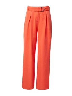 Расклешенные брюки со складками спереди ESPRIT, апельсин