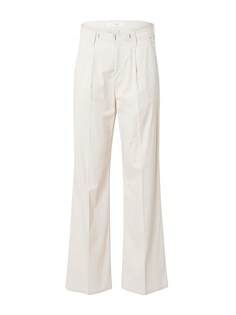 Широкие брюки со складками спереди BRAX Maine, бежевый