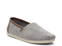 Слипоны мужские Toms Alpargata, серый