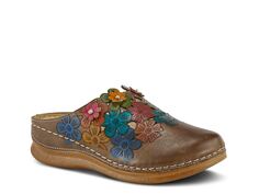 Тапочки-сабо L&apos;Artiste by Spring Step Augi Clog, коричневый multicolor