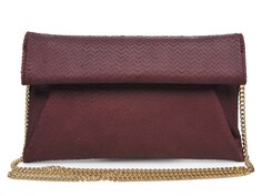 Кожаный клатч Moda Luxe Audrey, цвет Burgundy Snake Print