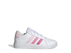 Кроссовки adidas Grand Court 2.0 детские, белый/розовый