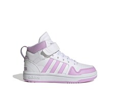 Кроссовки-слипоны детские Adidas Postmove Mid, белый / фиолетовый