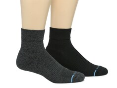 Комплект из 2 пар носков Dr. Motion Everyday компрессионных, черный/темно-серый