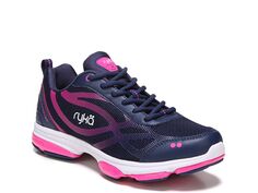 Кроссовки Ryka Devotion XT на шнуровке, темно-синий/розовый