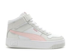 Кроссовки Puma Carina Street Mid, белый/розовый