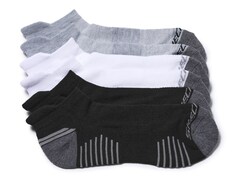 Носки мужские Skechers Terry Tab без выставок, 6 штук, черный / белый / серый
