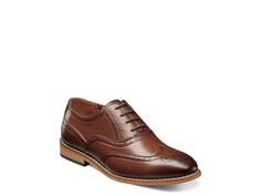 Туфли-оксфорды детские Stacy Adams Dunbar Wingtip, коричневый