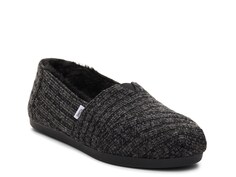 Слипоны женские Toms Alpargata Espadrille Cozy, черный