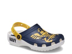 Сабо Crocs Classic US Navy, белый/мультиколор