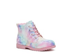 Ботинки Fabkids Tie Dye Combat, розовый/голубой