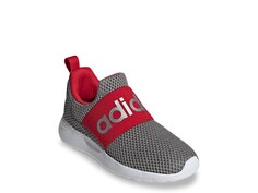 Слипоны детские Adidas Lite Racer Adapt 4.0, серо-красный