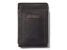 Кожаный кошелек Slimfold Columbia, черный