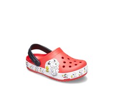 Тапочки-сабо детские Crocs Fun Lab Snoopy Woodstock, красный