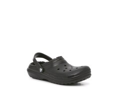 Тапочки-сабо детские Crocs Classic на подкладке, черный