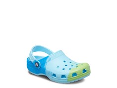 Сабо Crocs Classic Ombre, синий/зеленый