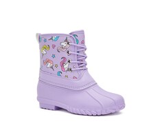 Ботинки Fabkids Unicorn Duck, фиолетовый