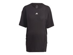 Футболка Adidas AEROREADY Train Essentials для беременных и кормящих женщин, черный