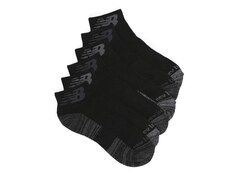 Мужские носки до щиколотки New Balance Performance Quarter — 6 шт., черный