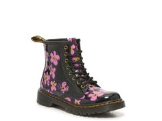 Ботинки Dr. Martens Pansey Fayre, черный/розовый