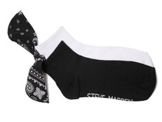 Носки Steve Madden Tie до щиколотки 2 шт, белый/черный