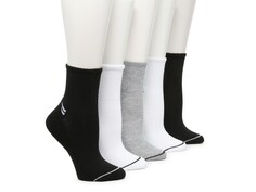 Носки спортивные женские Mix No. 6 Athletic, 5 штук, белый / черный / серый