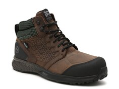 Ботинки Timberland мужские повседневные кожаные, темно-коричневый