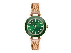 Металлические часы Anne Klein - ФИНАЛЬНАЯ ПРОДАЖА, розовое золото/зеленый