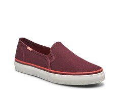 Слипоны женские Keds Double Decker, темно-фиолетовый / красный