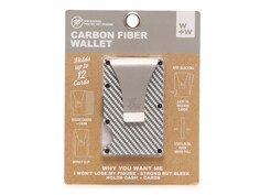 Кошелек W + W Carbon Fiber, металлик