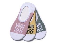 Комплект из 3 пар носков Vans Retro, белый/розовый/желтый/зеленый