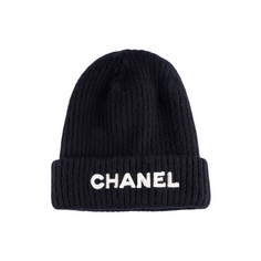Chanel Женская шапка-бини, черный