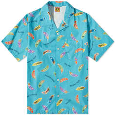 Рубашка для отдыха Aloha с перьями Human Made, синий