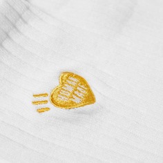 Носки с ворсом в виде сердечек Human Made, белый