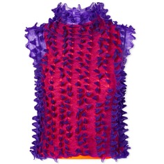 Текстурный топ Sportmax Abavo, фиолетовый