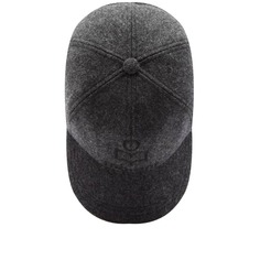 Шерстяная кепка с логотипом Isabel Marant Tyron, серый