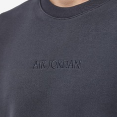 Флисовый свитшот с надписью Air Jordan Crew