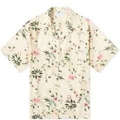 Рубашка с цветочным принтом John Elliott Mizuki Camp, экрю