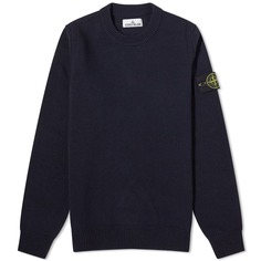 Вязаная кофта Stone Island из овечьей шерсти с обратным швом