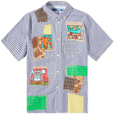 Рубашка с короткими рукавами Junya Watanabe MAN x Keith Haring Mix