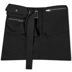JW Anderson Shorts Юбка в стиле милитари, черный