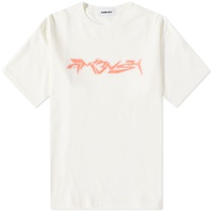 Неоновая футболка с графическим рисунком Ambush, белый