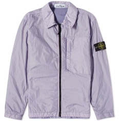 Репсовая рубашка на молнии Stone Island