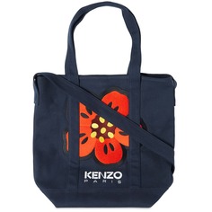 Сумка-тоут Kenzo с цветочным логотипом