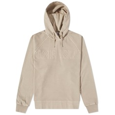 Толстовка Popover с вышитым логотипом Stone Island