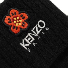 Kenzo Shorts - перчатки с логотипом, черный