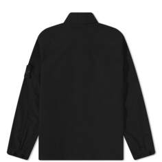 Детская куртка-рубашка Stone Island Junior, черный