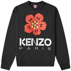 Свитшот Kenzo Boke Flower Crew, черный