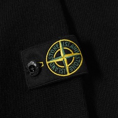 Свитер Stone Island Junior Crew Crew, черный