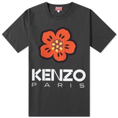 Футболка Kenzo Boke с цветком, черный